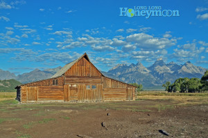 The world's most famous old barn is located about a mile from the Gros Ventre campground.